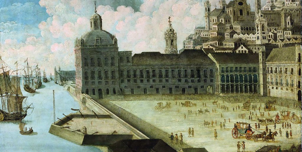 T Paco pre – Le centre-ville après le séisme de 1755