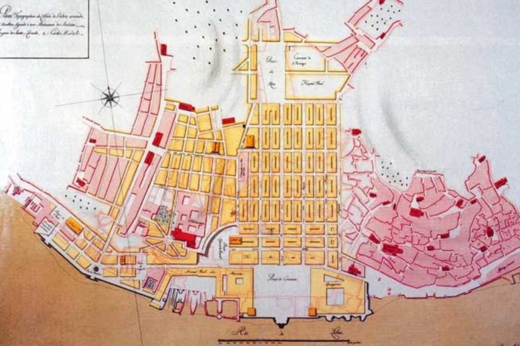 Mapa Lisboa Pombalina – Le centre-ville après le séisme de 1755