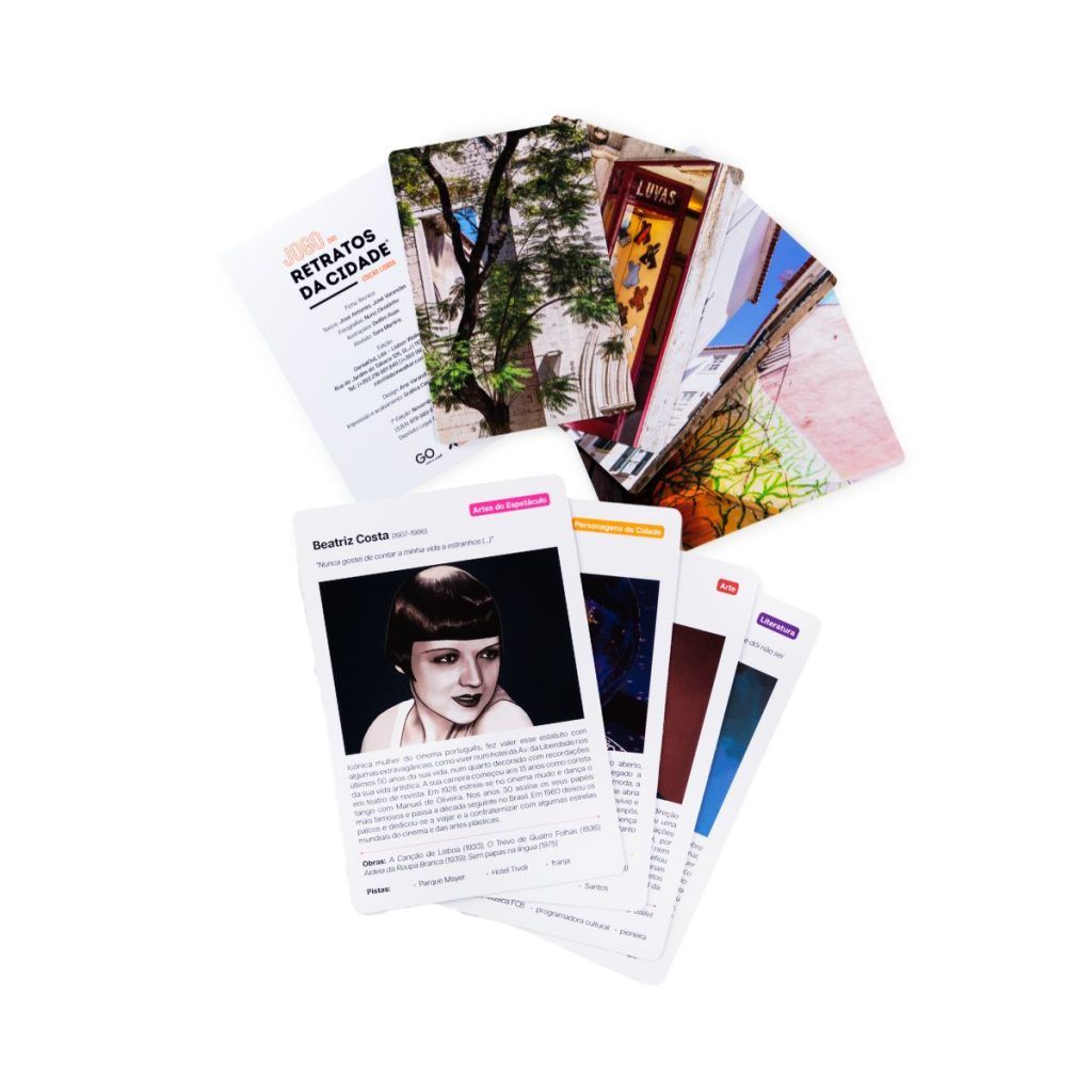 Cartas do Jogo dos Retratos da Cidade