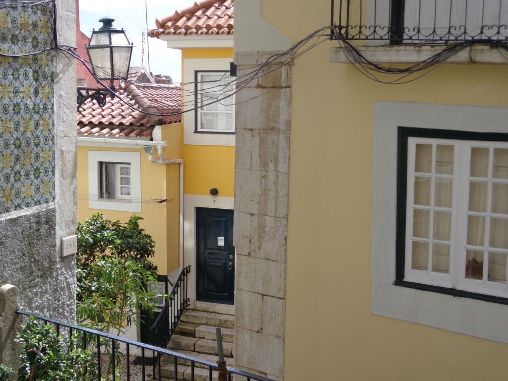 Alfama alley and stairs