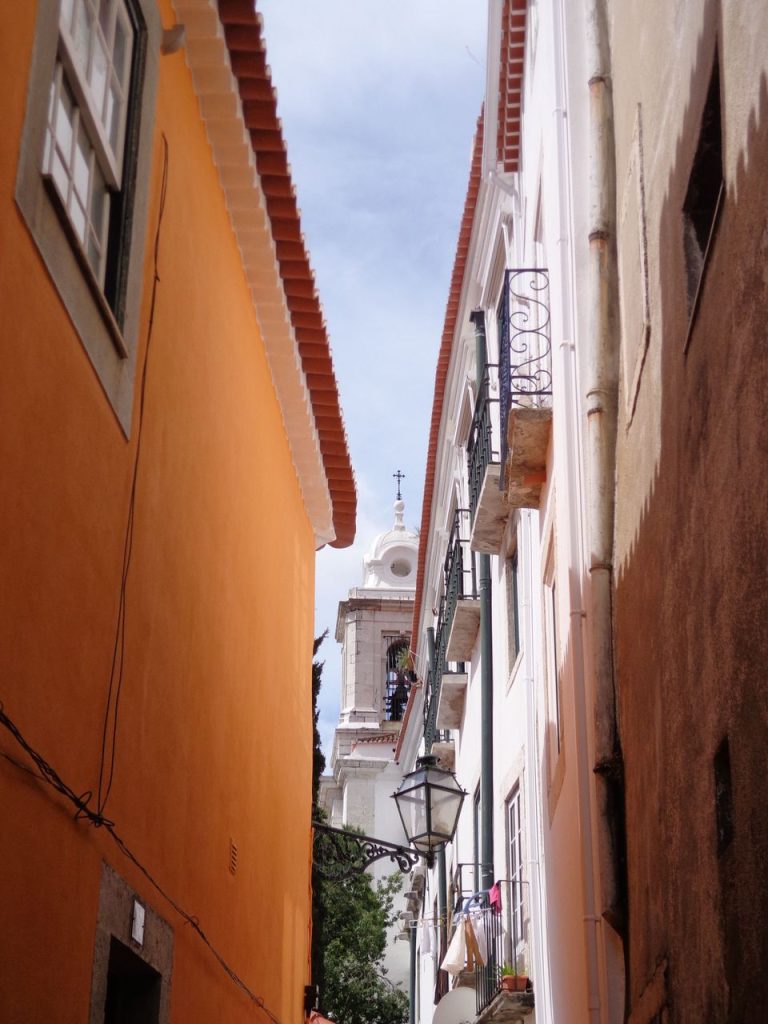 Narrow street in Alfama