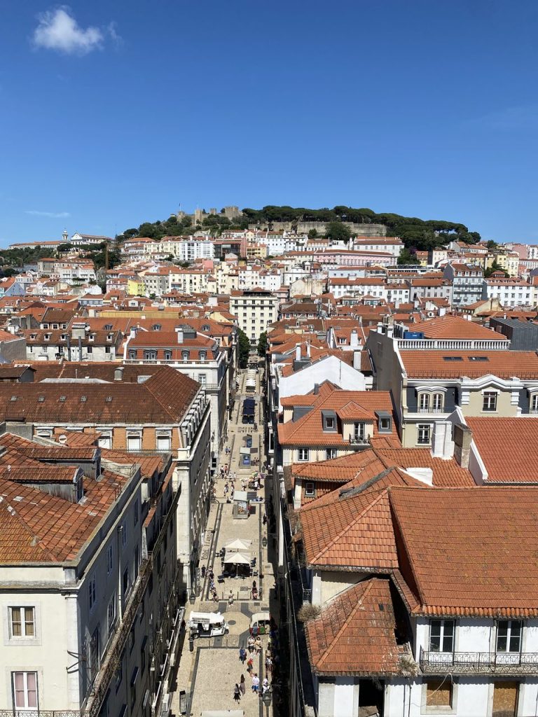 Baixa rooftops and São Jorge Castle